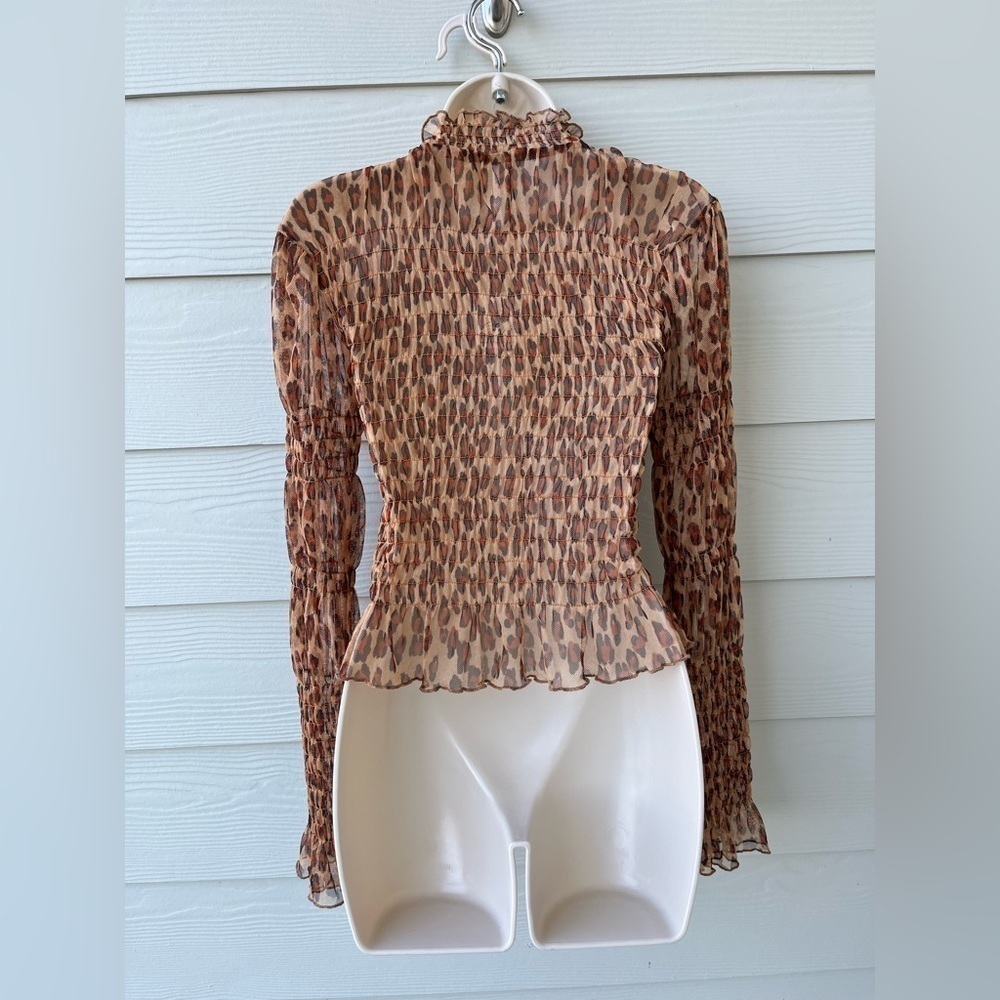 Free People Hello There Smocked Crop Top NWT Small - Picture 4 of 9
